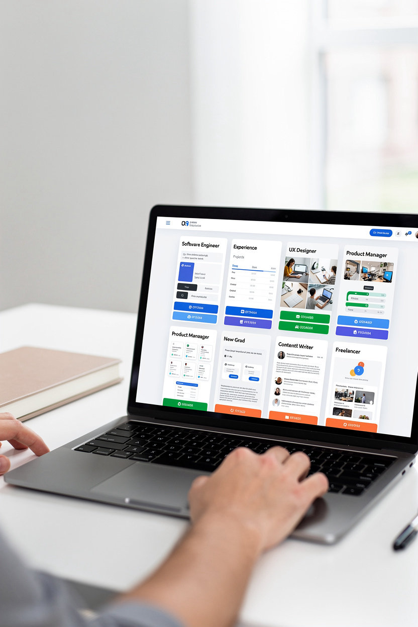 WebZum portfolio examples for engineers, designers, and product managers - AI-generated professional websites